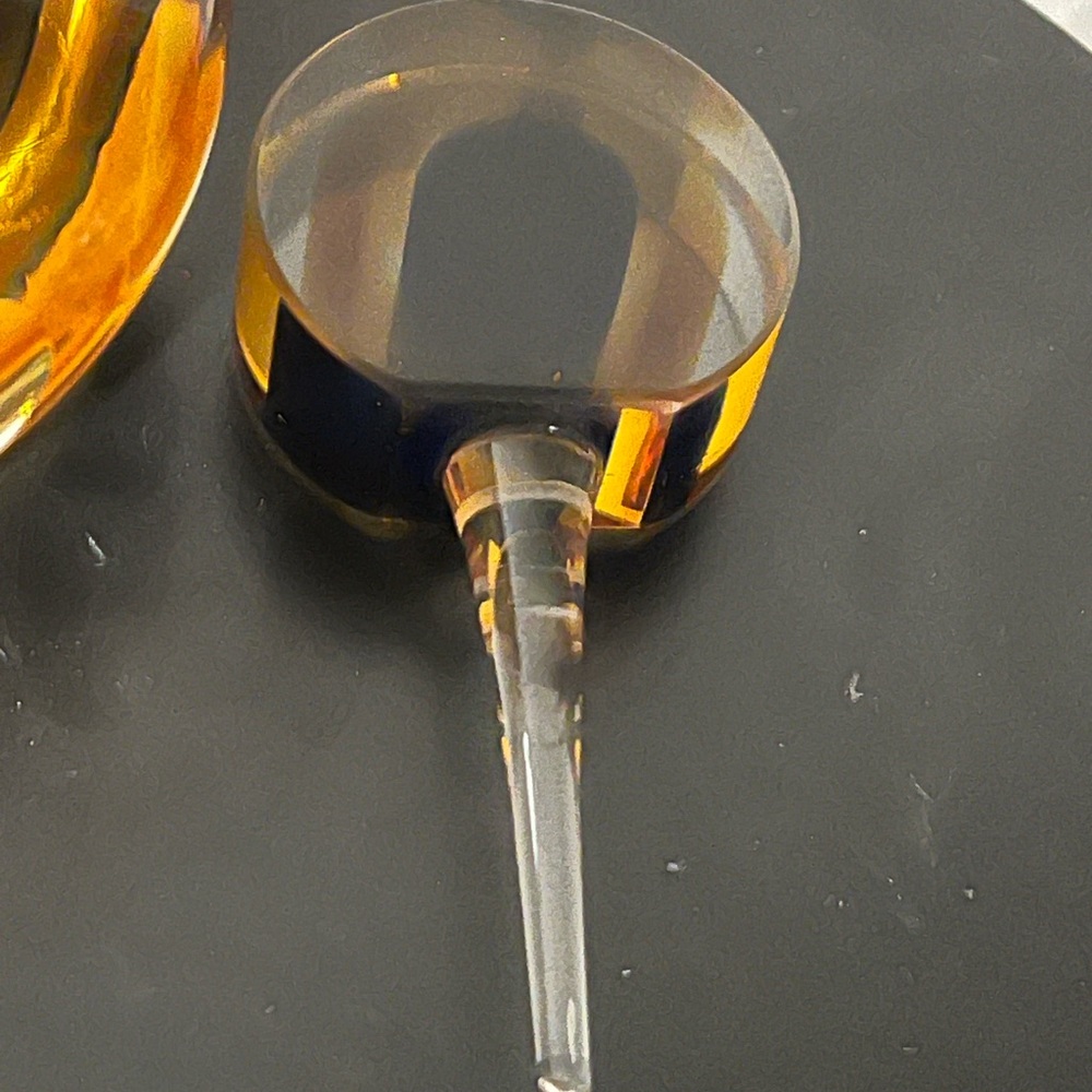 Amber Glass perfume bottle/ decanter - Picture 3 of 6